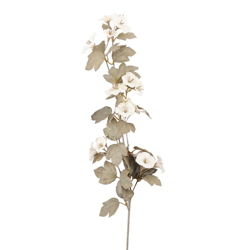 Clayre & Eef Deko-Blütenzweig 113 cm Weiß – Großast Reinweiß (5PL0310W)