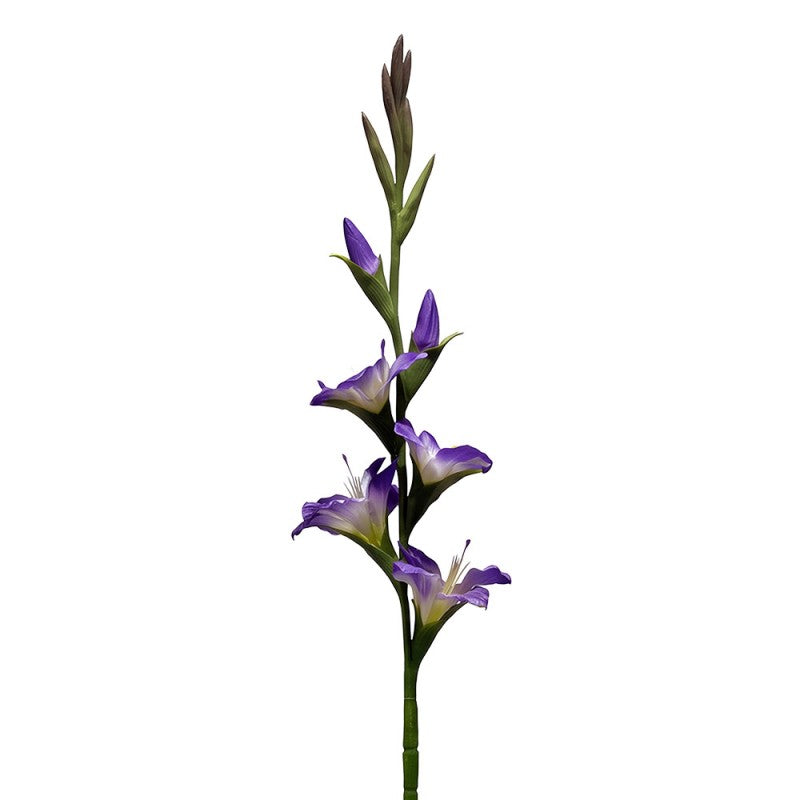Clayre & Eef Deko-Blütenzweig 92 cm Violett / Lila – Landhaus-Ast (5PL0330PA)