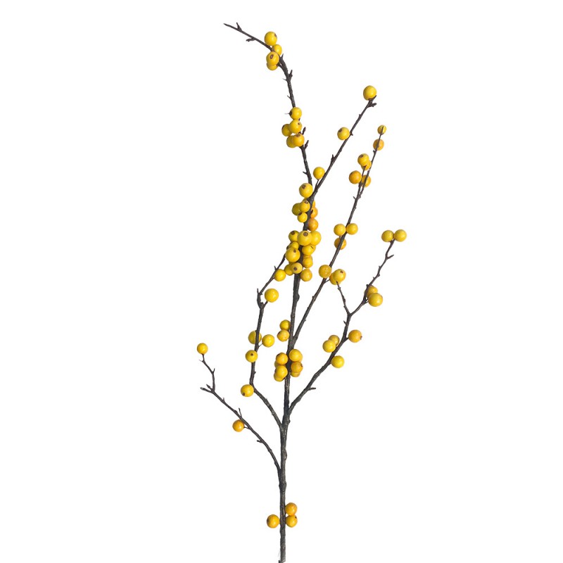 Clayre & Eef Deko-Zweig 106 cm – Verzweigter Waldast mit Beeren (5PL0347)