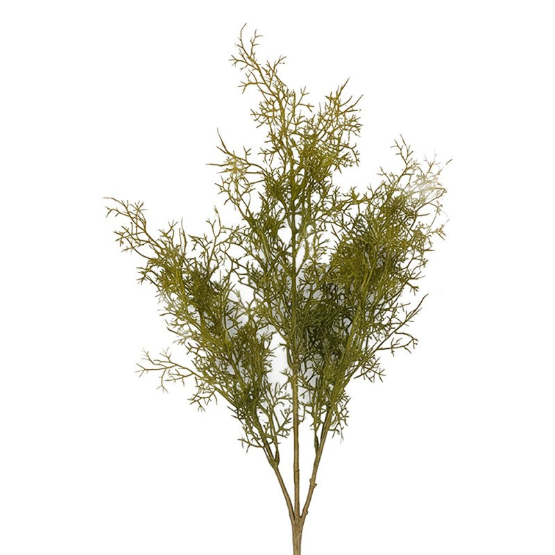 Clayre & Eef Deko-Zweig 72 cm Grün – Botanischer Zierast (5PL0356GR)
