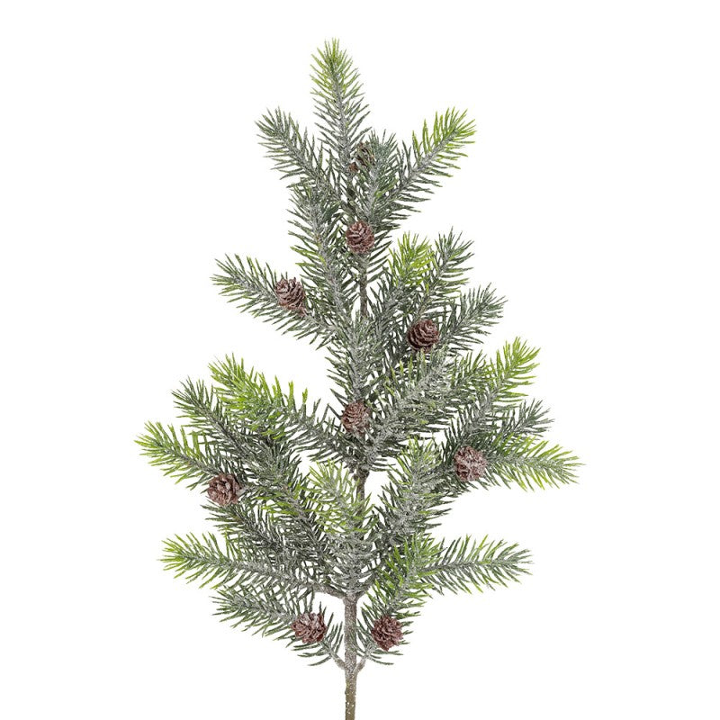 Clayre & Eef Deko-Zweig 63 cm – Standfester Premium-Ast Nadel-Gehölz  (5PL0359)