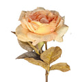 Clayre & Eef Deko-Blütenzweig 63 cm Orange Rose – Zierast (5PL0374O)