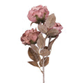 Clayre & Eef Deko-Blütenzweig 83 cm Rot Rosen – Landhaus-Ast (5PL0375R)