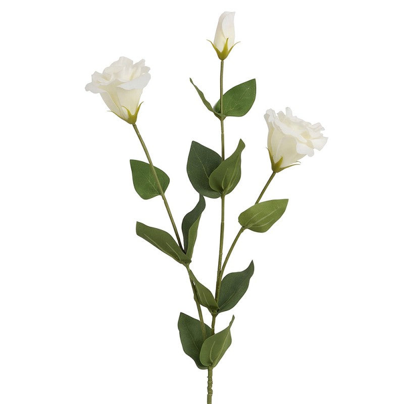 Clayre & Eef Deko-Blütenzweig 72 cm Weiß – Zierast Reinweiß (5PL0384W)