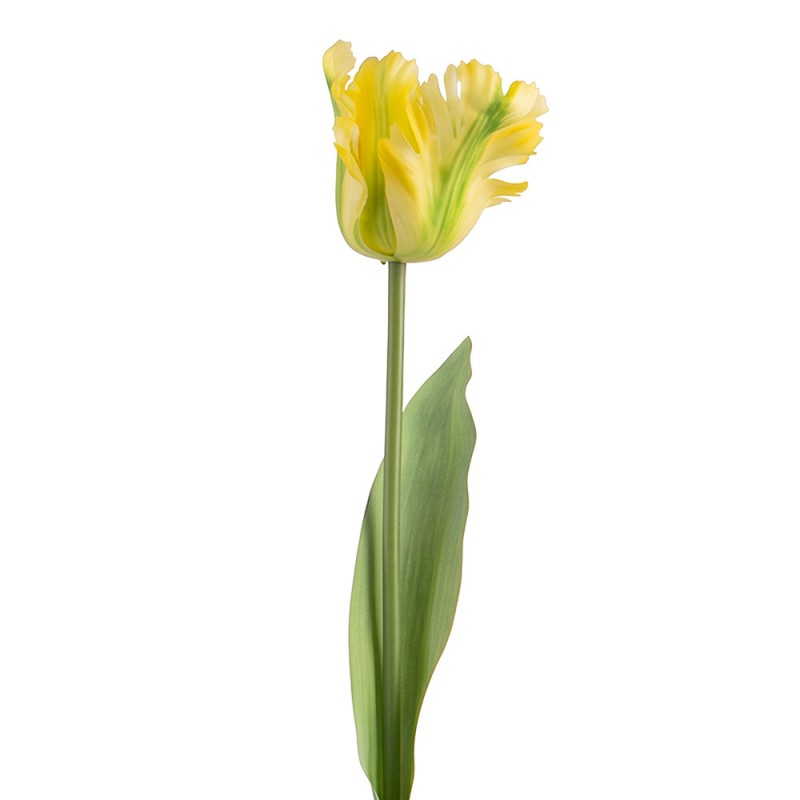 Clayre & Eef Deko-Tulpe 61 cm Gelb – Zierast (5PL0385Y)