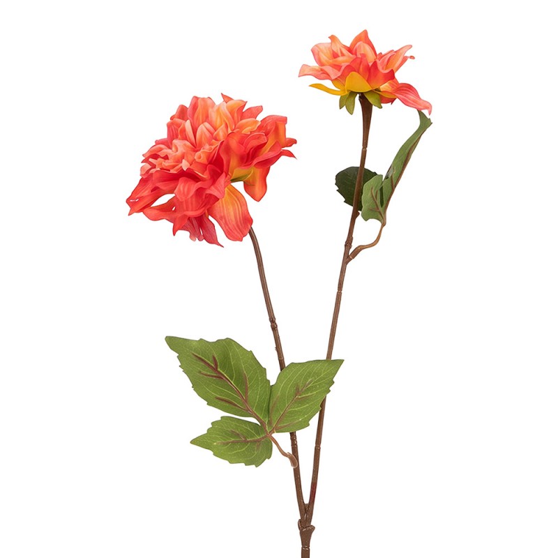 Clayre & Eef Deko-Blütenzweig 60 cm Orange – Tischvasen-Ast (5PL0387O)