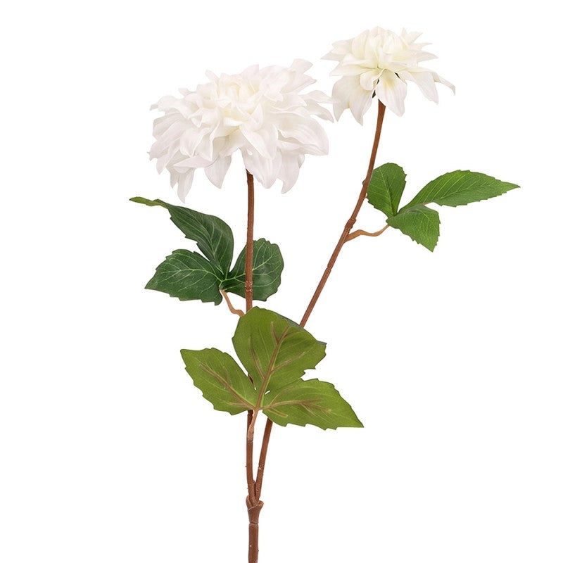 Clayre & Eef Deko-Blütenzweig 60 cm Weiß – Zierast Reinweiß (5PL0387W)