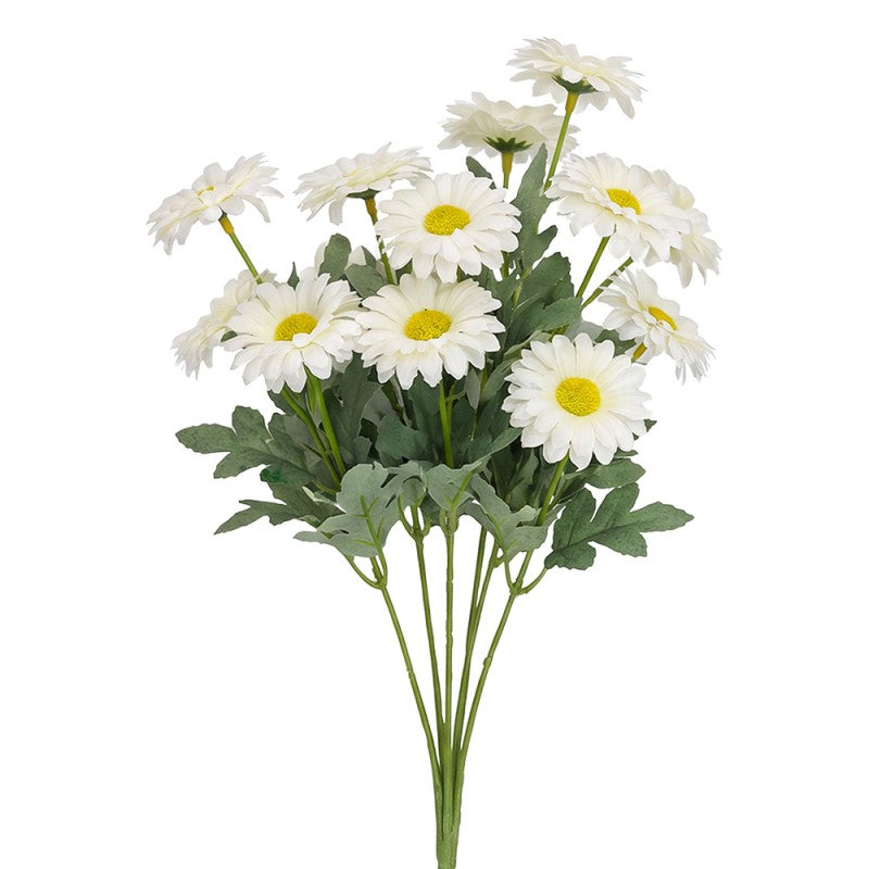 Clayre & Eef Deko-Blütenzweig 89 cm Weiß – Blütenast Reinweiß (5PL0393W)