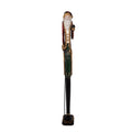 Clayre & Eef Säulenfigur „Weihnachtsmann Stele Schlank“ aus Polyresin, 9x7x60 cm (5PR0168)