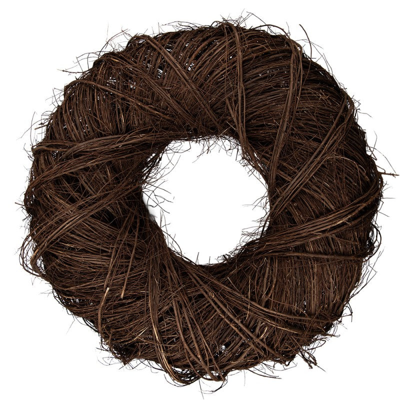 Clayre & Eef Rattan-Kranz Ø 80 cm Monumental – Gigantischer 5,3 kg Rattankranz (5RO0102XL)