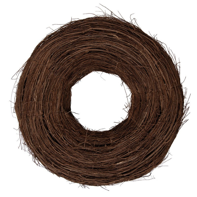 Clayre & Eef Rattan-Kranz Ø 60 cm Massiv – Dicker 2,5 kg Rattankranz Rohling (5RO0103L)