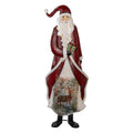 Clayre & Eef Metall-Standfigur „Weihnachtsmann Monumental“, 33x16x85 cm (5Y1317)