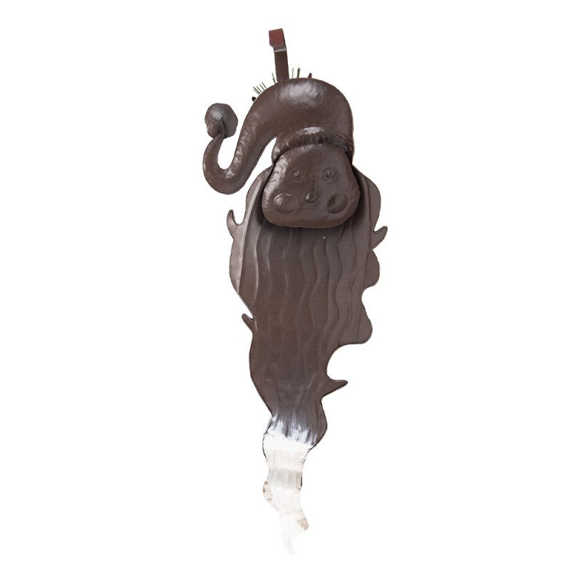 Clayre & Eef Metall-Wanddekoration „Weihnachtsmann Silhouette XXL“, 30x10x79 cm (5Y1318)