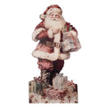Clayre & Eef Metall „Weihnachtsmann Aufsteller“, 50x2x96 cm (5Y1421)