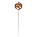Halloween Gartenstecker Kürbis Edelrost Braun 15x1x65 cm von Clayre & Eef (5Y1471)