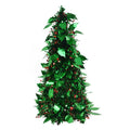 Deko-Weihnachtsbaum Stechpalme & Beeren Tinsel Grün-Rot Ø 21x50 cm von Clayre & Eef (65509)