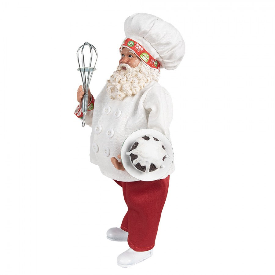 Clayre & Eef Textil-Weihnachtsmann „Weihnachts-Bäcker-ei“, 17x11x27 cm (65584)