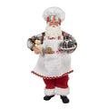 Clayre & Eef Textil-Weihnachtsmann „in der Weihnachtsbäckerei“, 16x9x28 cm (65629)