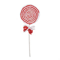Weihnachtsdekoration Lollypop Lutscher Dekostecker Candy Swirl Rot Weiß 15x1x41 cm von Clayre & Eef (65853)