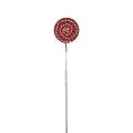 Weihnachtsdekoration Lollypop Lutscher Dekostecker Candy Swirl Glitzer Rot Weiß 6x2x40 cm von Clayre & Eef (65867)