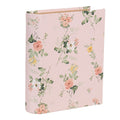 Buchbox Aufbewahrungsbox Buchattrappe Blumen Rosa Karton 17x14x5 cm von Clayre & Eef (66013P)