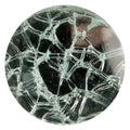 Glas-Möbelknauf Rund Craquelé-Eiseffekt Transparent Ø 4x3 cm von Clayre & Eef (66061)