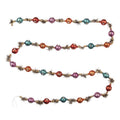 Clayre & Eef Glas-Weihnachtsgirlande 180 cm bunt (66551)