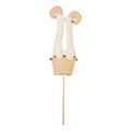 Weihnachtsdeko Stecker Wichtelbeine Beige-Creme 11x5x48 cm Holz von Clayre & Eef (66554)