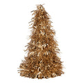 Deko-Weihnachtsbaum Tinsel Glanzgold Kunststoff Ø 12x27 cm von Clayre & Eef (66622)
