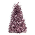 Deko-Weihnachtsbaum Tinsel Metallic-Violett Kunststoff Ø 12x27 cm von Clayre & Eef (66623)