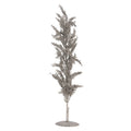 Deko-Weihnachtsbaum mit Pailletten & Glitzer Silber 12x12x60 cm von Clayre & Eef (66650)