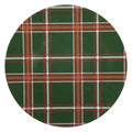 Platzteller Schottenkaro Tartan Grün-Rot Ø 33 cm Speiseteller Kuchenteller von Clayre & Eef (66761)