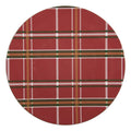 Platzteller Schottenkaro Tartan Rot-Grün Ø 33 cm Speiseteller Kuchenteller von Clayre & Eef (66762)