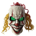 Halloween Dekofigur Horror-Clown Kopf Weiß-Rot 15x14x20 cm von Clayre & Eef (66912)