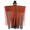Halloween Hängedekoration Kürbisgeist mit Zylinder Orange-Schwarz 65x16x90 cm von Clayre & Eef (66937)