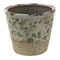 Clayre & Eef Keramik-Deko-Topf Ø 12x10 cm – Zier-Übertopf M (6CE1384M)