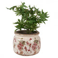 Clayre & Eef Keramik-Blumentopf Ø 20x15 cm – Großer Übertopf L (6CE1628L)