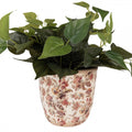 Clayre & Eef Blumentopf „floral Rustikales Landhaus“ aus Keramik, Ø 16 cm (6CE1649L)