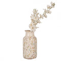 Vintage-Dekovase Wildblumen & Ähren Creme-Beige Keramik mit Craquelé Ø 14x26 cm von Clayre & Eef (6CE1931M)