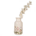 Vintage-Dekovase Sommerwiese & Wiesenklee Creme-Beige Keramik mit Craquelé Ø 14x26 cm von Clayre & Eef (6CE1932M)