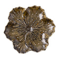 Clayre & Eef Schale „Blüte“ aus Keramik Blatt, Ø 17x4 cm (6CE2500)
