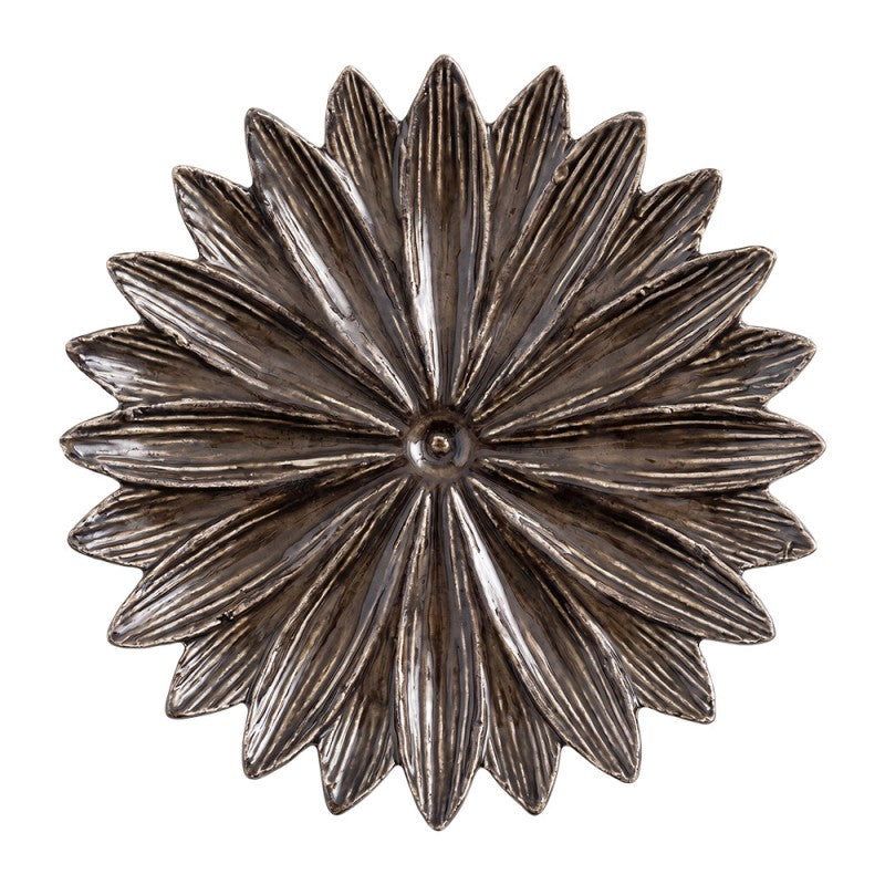Clayre & Eef Schale „Blüte Flach“ aus Keramik Blatt, Ø 16x3 cm (6CE2501)