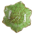 Clayre & Eef Schale „Blatt “ aus Keramik in brün , Ø 18x5 cm (6CE2507)