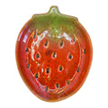 Clayre & Eef Schale „Sommer-Erdbeere“ aus Keramik in Rot-Grün, 14x12x2 cm (6CE2517)