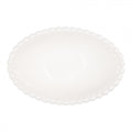 Clayre & Eef Schale „Klassisch Oval“ aus Keramik in Weiß, 12x8x4 cm / 75 ml (6CEBO0204)