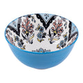 Clayre & Eef Schale „Ocean Breeze“ aus Keramik in Blau, Ø 13x6 cm / 350 ml (6CEBO0219)