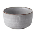 Clayre & Eef Schale „Nordic Shadow“ aus Keramik in Grau, Ø 11x6 cm / 250 ml (6CEBO0230)