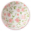 Clayre & Eef Schale „Cottage Weiß“ mit Blumen aus Keramik in Beige, Ø 10x5 cm (6CEBO0259)
