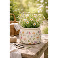 Clayre & Eef Blumentopf „Flora Romance“ aus Keramik mit Wildblumen, Ø 20 cm (6CECFL0001L)