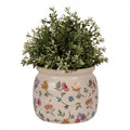 Clayre & Eef Blumentopf „Flora Romance“ aus Keramik mit Wildblumen, Ø 16 cm (6CECFL0001M)